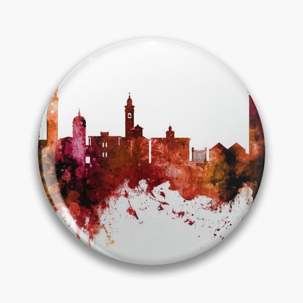 Item preview, Lugano Switzerland Skyline designed and sold by ArtPrints.
