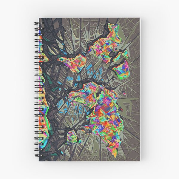 Item preview, world map abstract designed and sold by BekimART.
