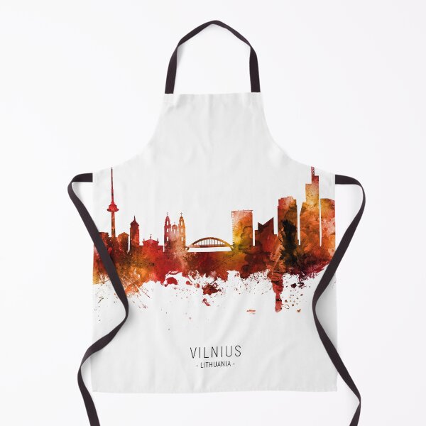 Item preview, Vilnius Lithuania Skyline designed and sold by ArtPrints.