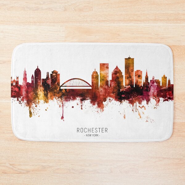 Artikelvorschau, Rochester New York Skyline entworfen und verkauft von ArtPrints.