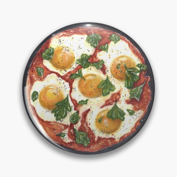 Item preview, Delicious dish of eggs - shakshouka. Hand drawn food illustration. designed and sold by tanyatej.