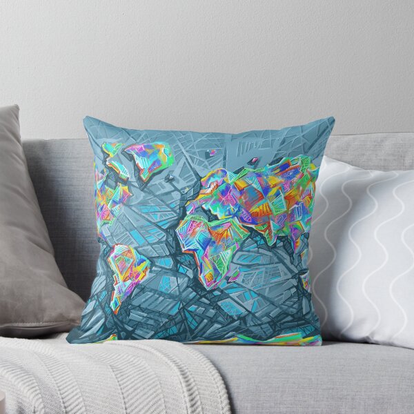 Item preview, world map abstract 2 designed and sold by BekimART.