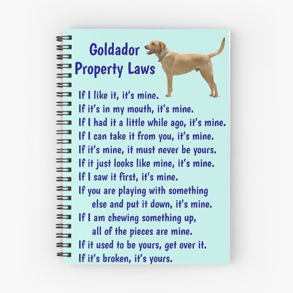 Item preview, Goldador - property laws  designed and sold by thepetcellar.
