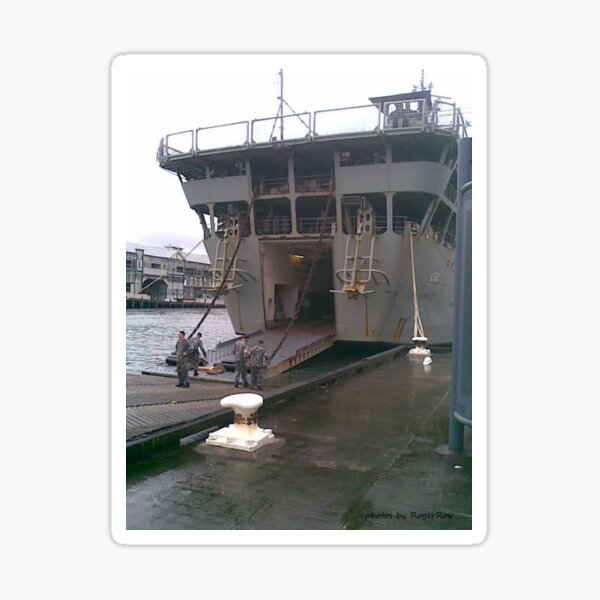 HMAS Tobruk in Sydney c2010 Sticker
