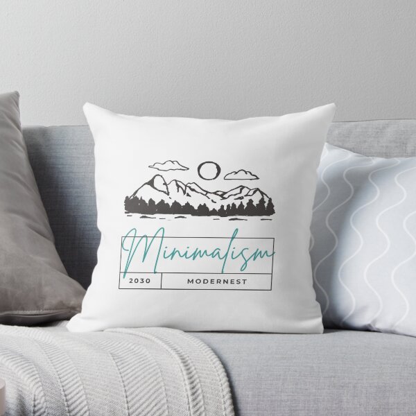 Minimalism Throw Pillow