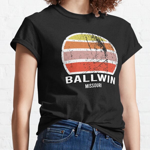 Ballwin Missouri Abstract Vintage Sunset Souvenir Classic T-Shirt
