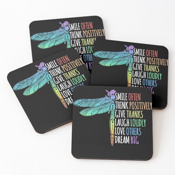 Item preview, Smile Often Think Positively Give Thanks Laugh Loudly Love Others Dream Big designed and sold by TheRV20.