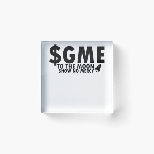 Item preview, GME To The Moon Design Gamestonk Rocket It Show No Mercy GME Meme designed and sold by Deol95.