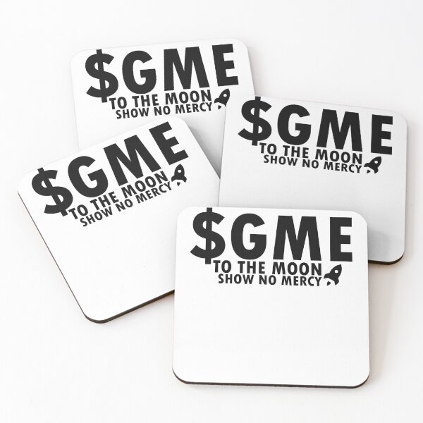 Item preview, GME To The Moon Design Gamestonk Rocket It Show No Mercy GME Meme designed and sold by Deol95.