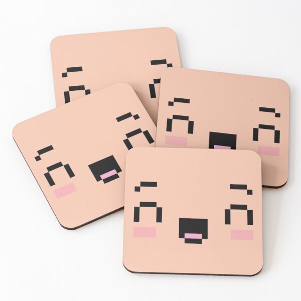 Item preview, Pink shy happy smiley emoji designed and sold by Cocodek.