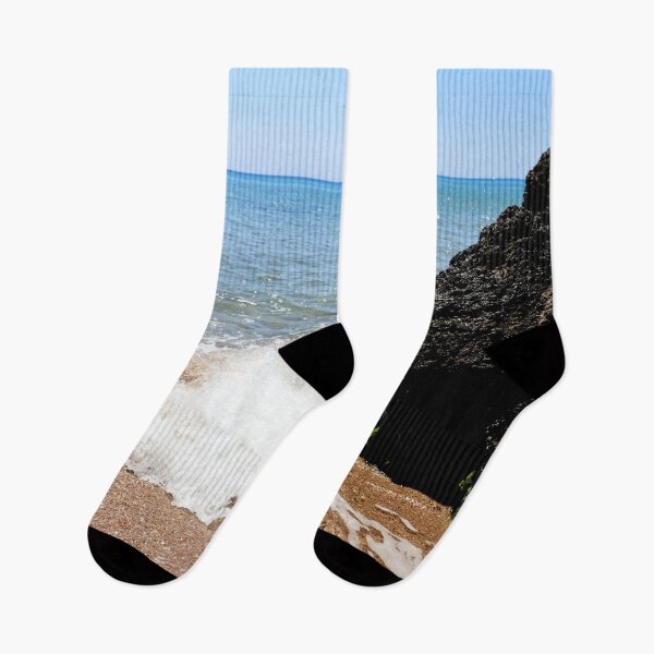 Item preview, Ocean wave with rocks and sand	 designed and sold by Michaelerch.