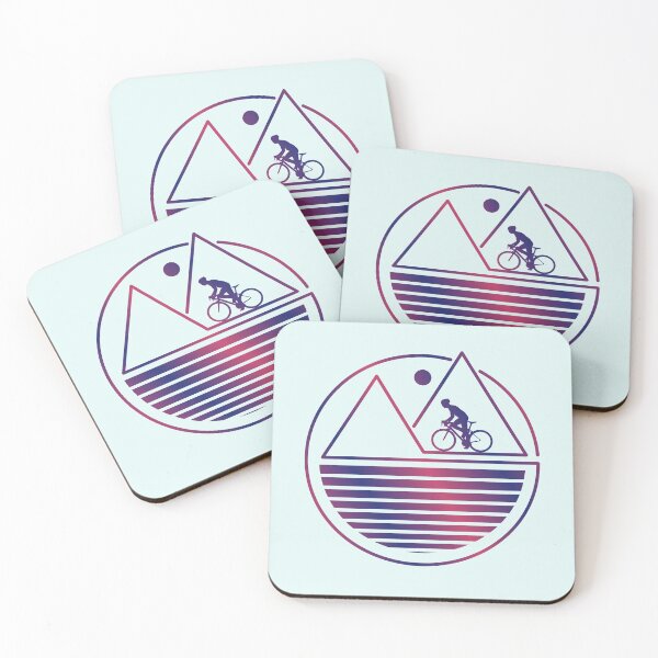 Item preview, Purple Pink Sunset Mountain Ride Black designed and sold by RabeDesigns.