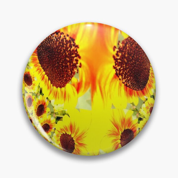 Item preview, Trippy Warped Sunflower Fractal Design designed and sold by Geoff Treagus.