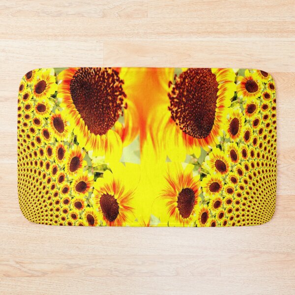 Item preview, Trippy Warped Sunflower Fractal Design designed and sold by Geoff Treagus.