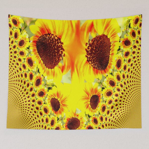 Item preview, Trippy Warped Sunflower Fractal Design designed and sold by Geoff Treagus.