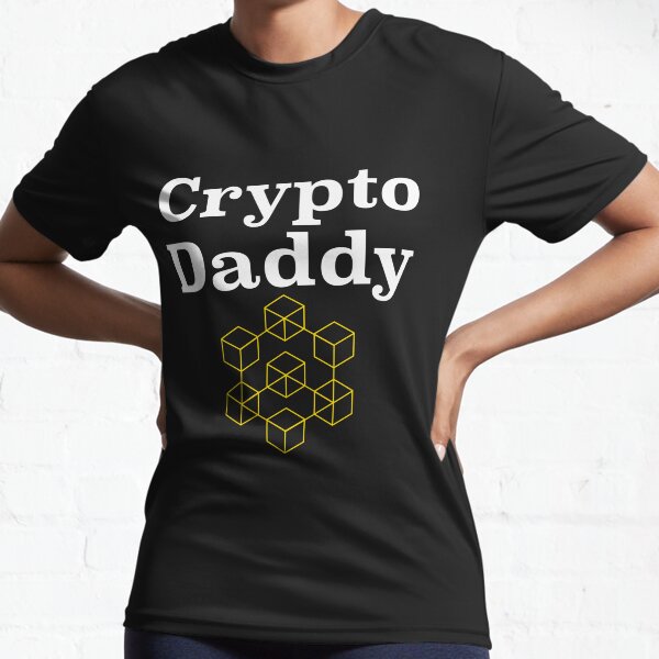 Crypto Daddy Crypto Currency Father Bitcoin Geek T-shirt respirant