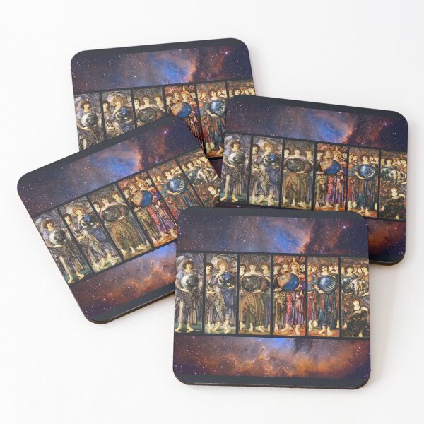 Item preview, SIX DAYS OF CREATION ANGELS by Edward Burne Jones, Cosmic Galaxy designed and sold by BulganLumini.