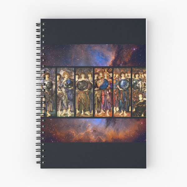 Item preview, SIX DAYS OF CREATION ANGELS by Edward Burne Jones, Cosmic Galaxy designed and sold by BulganLumini.