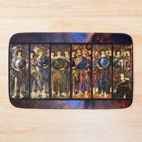 Item preview, SIX DAYS OF CREATION ANGELS by Edward Burne Jones, Cosmic Galaxy designed and sold by BulganLumini.