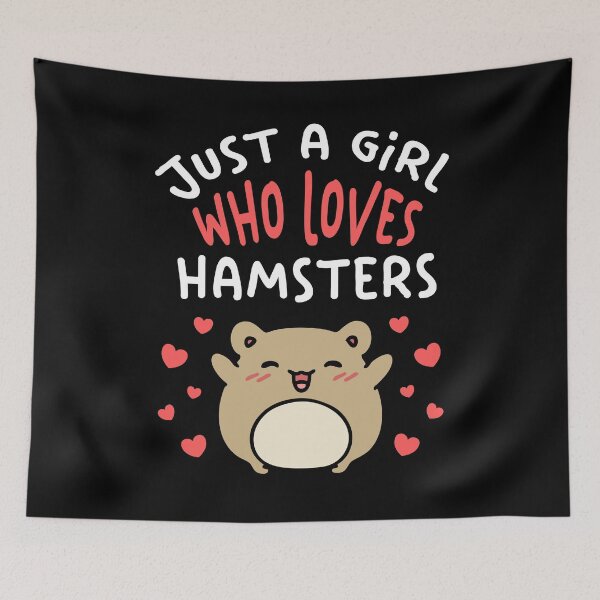 Item preview, Just a Girl Who Loves Hamsters designed and sold by SoloTravelerSt.