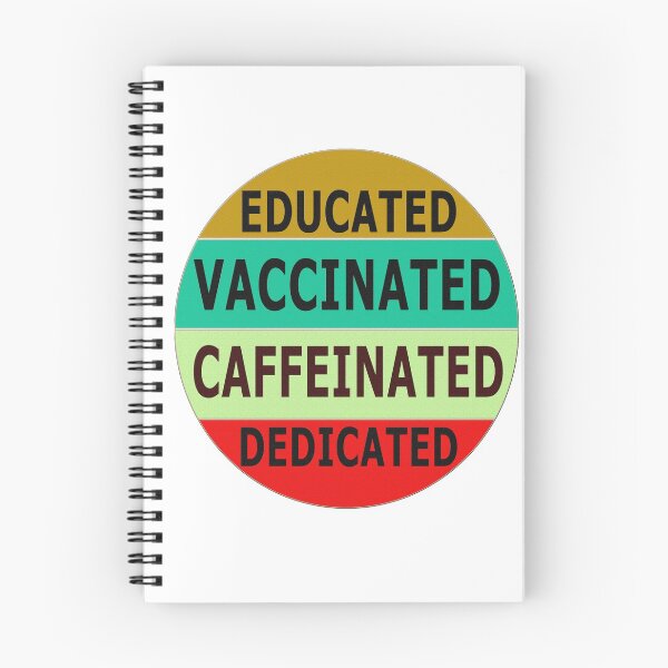 Item preview, educated vaccinated caffeinated dedicated 3 designed and sold by Ripoubsb.