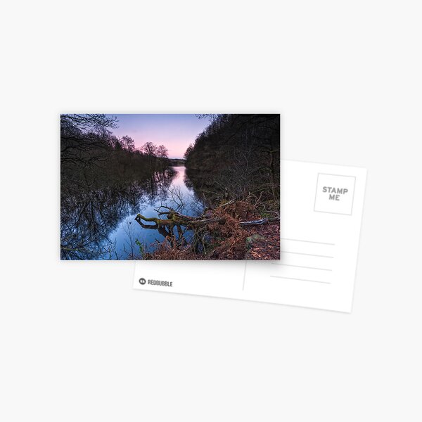 Agden Approaching Dusk Postcard