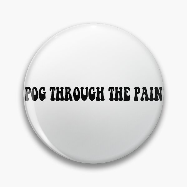 Item preview, Pog Through The Pain BLACK designed and sold by RedJazz.
