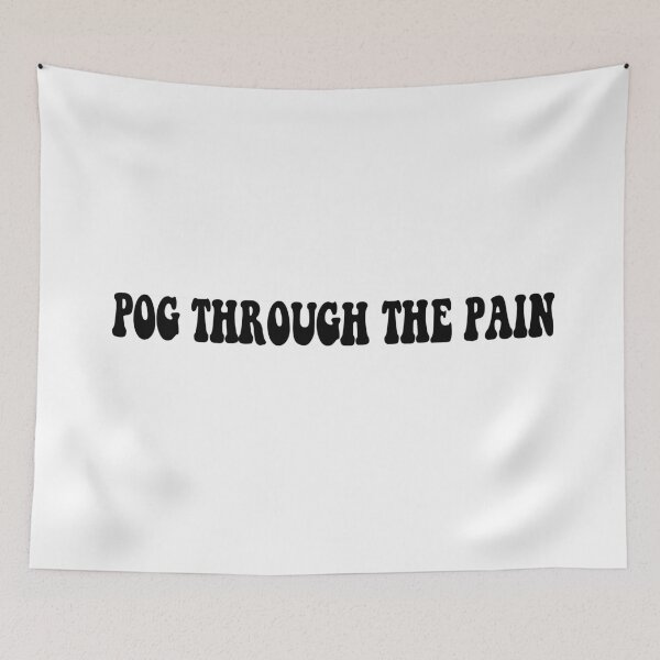 Item preview, Pog Through The Pain BLACK designed and sold by RedJazz.