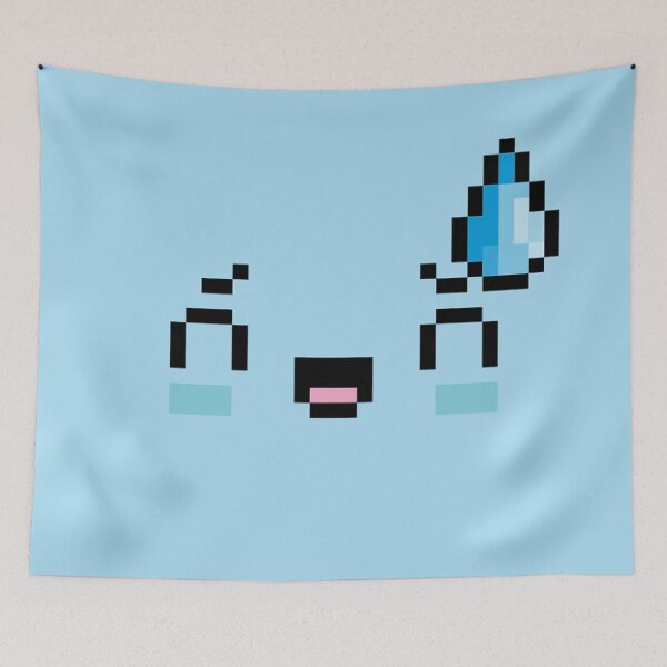 Item preview, Embarrassed blue sweaty smiley emoji designed and sold by Cocodek.
