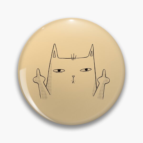 Item preview, Dedo medio Gato lindo designed and sold by AwesomeProject.