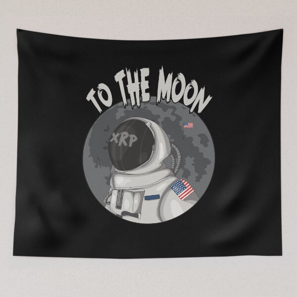 Item preview, XRP Ripple To The Moon Astronaut designed and sold by SoloTravelerSt.
