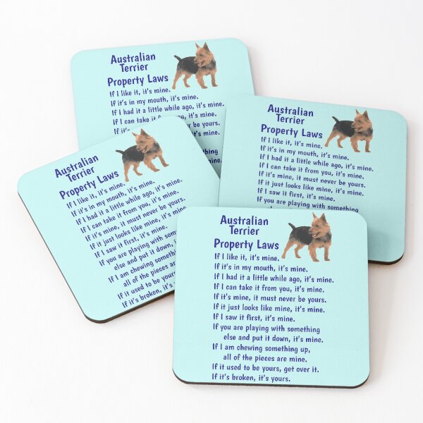 Item preview, Australian Terrier - property laws  designed and sold by thepetcellar.