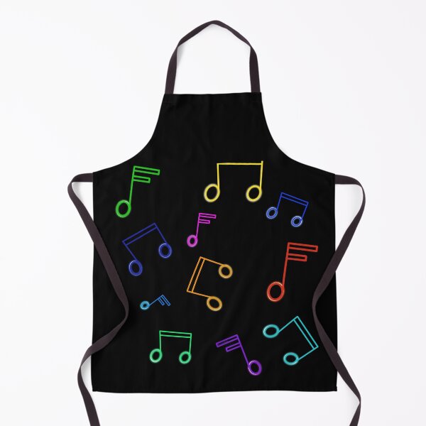 Item preview, Neon Music Note Pattern designed and sold by InsomniacLamb.