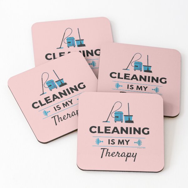 Item preview, Cleaning is My Therapy Motivation Housekeeping Inspiration designed and sold by SavvyCleaner.