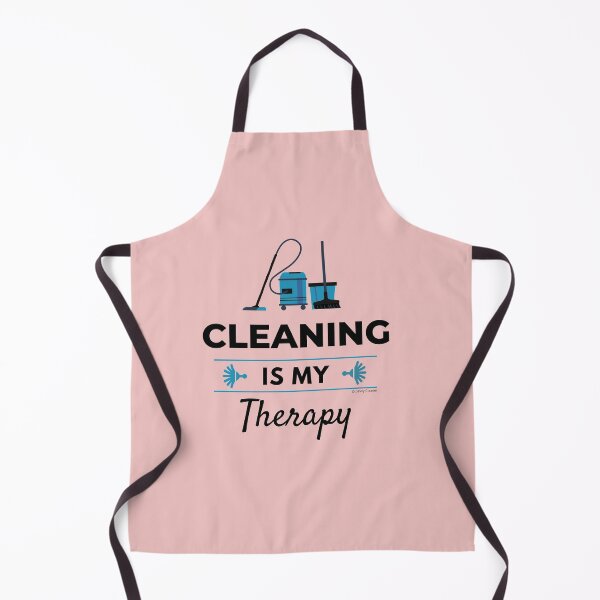 Item preview, Cleaning is My Therapy Motivation Housekeeping Inspiration designed and sold by SavvyCleaner.