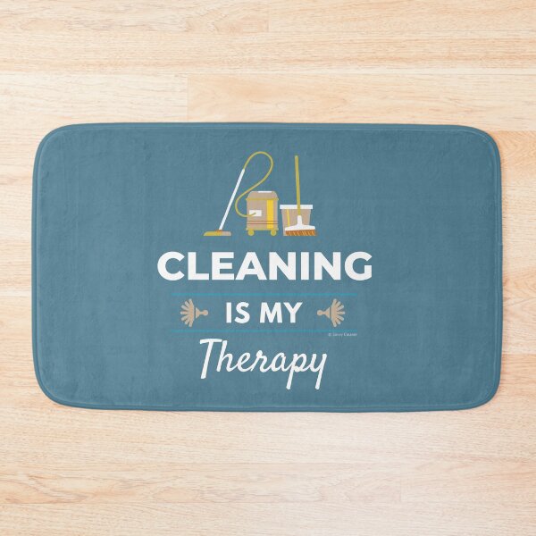 Item preview, Cleaning is My Therapy Motivation Housekeeping Inspiration designed and sold by SavvyCleaner.