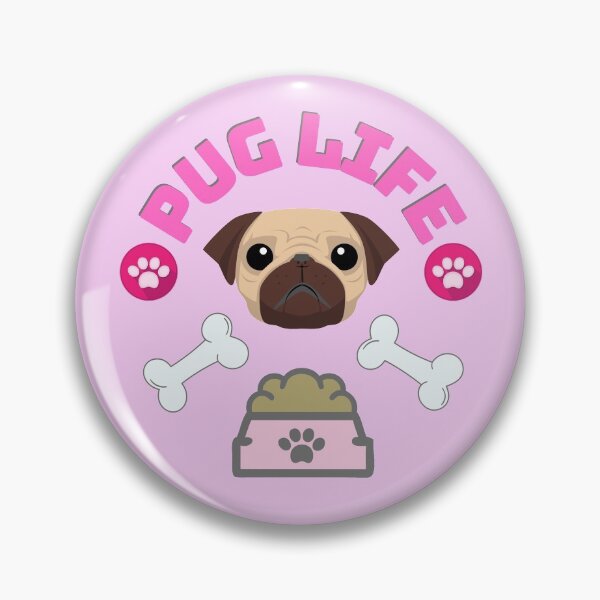Item preview, ¡¡¡Vida Pug!!! designed and sold by Frances-Roses.
