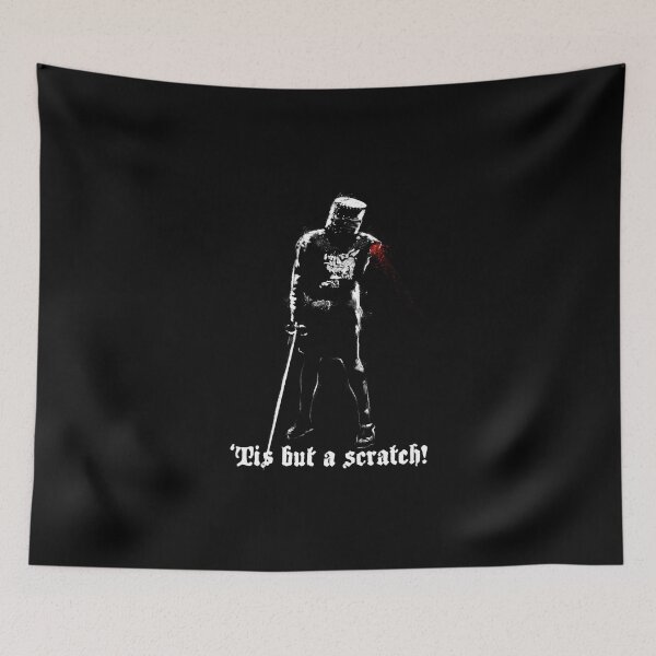 Item preview, Tis But a Scratch - Holy Grail - The Black Knight designed and sold by Social-T.