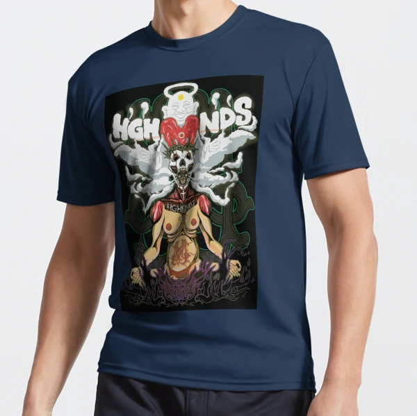 High Minds Skull Crown of Thorns | Active T-Shirt