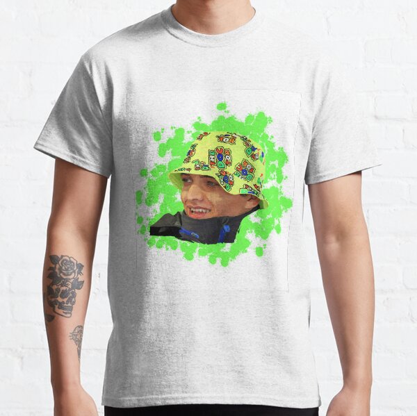 Lando Norris con sombrero Valentino Rossi Camiseta clásica