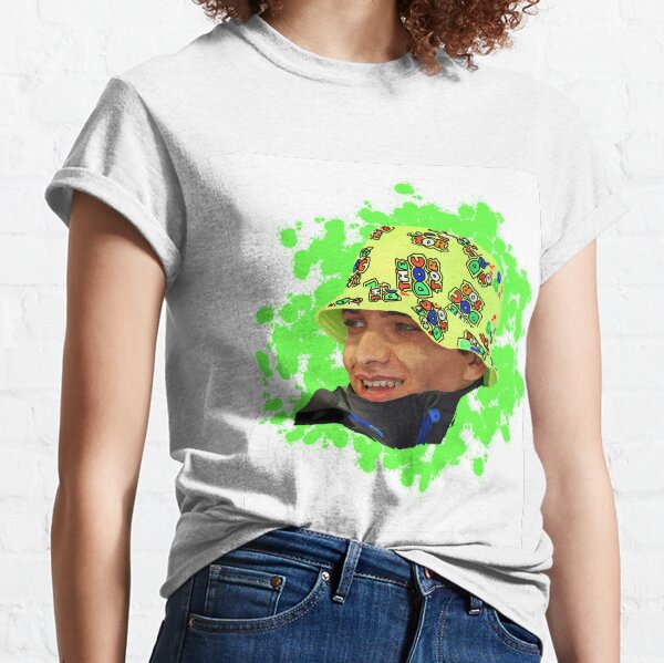 Lando Norris in Valentino Rossi hat Classic T-Shirt
