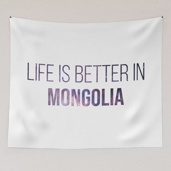 Item preview, Life is better in Mongolia designed and sold by XCIV.