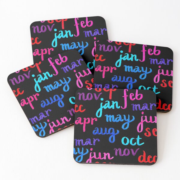 Item preview, Month Abbreviations Calligraphy for BuJo and Planner designed and sold by Ivy Lily Art.