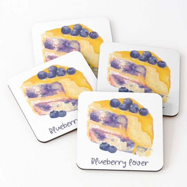 Item preview, Blueberry cheesecake, blueberry lover, watercolor blueberry cute, summer vibe designed and sold by sixsunss.