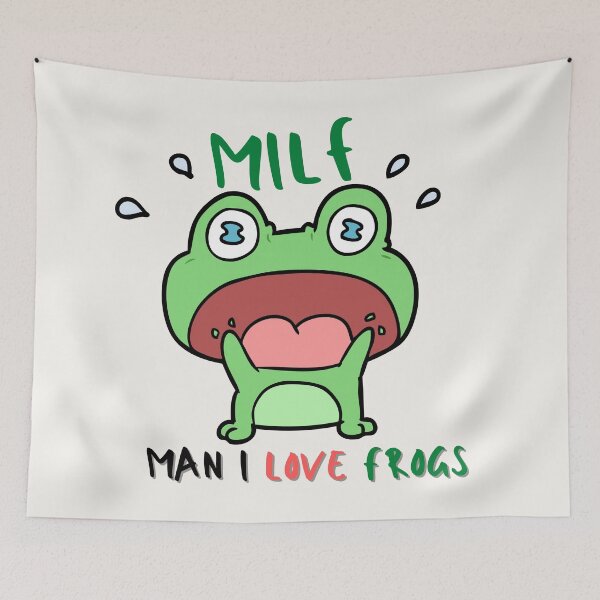 Item preview, Freaky Man I Love Frogs designed and sold by casualism.