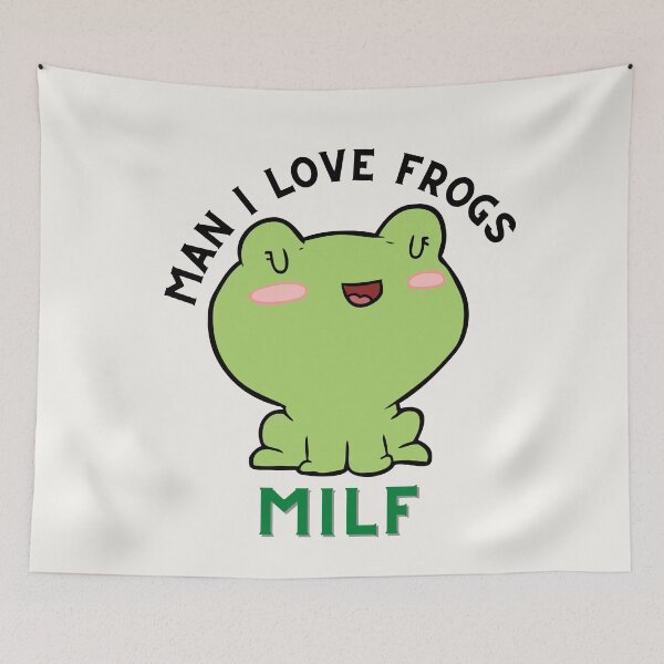 Item preview, Man I Love Chill Frogs designed and sold by casualism.
