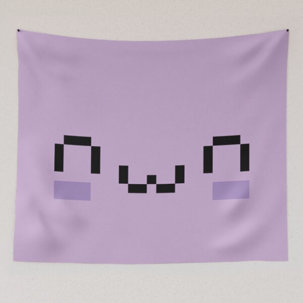 Item preview, Purple blushing smiley emoji designed and sold by Cocodek.