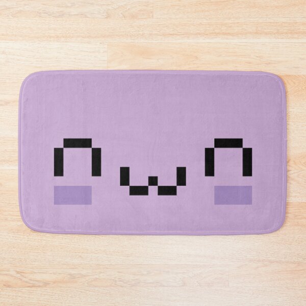 Item preview, Purple blushing smiley emoji designed and sold by Cocodek.