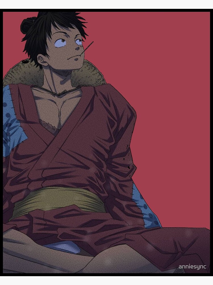 "Luffy, wano kuni, Mugiwara Straw hat pirate" Canvas Print by anniesync