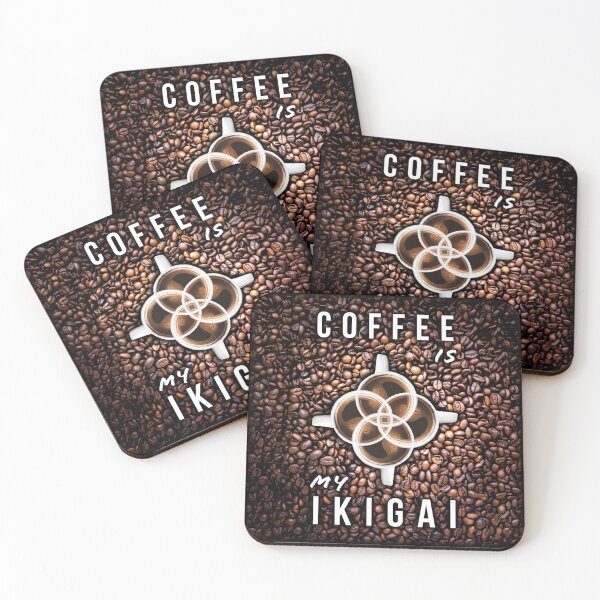 Item preview, Coffee is my Ikigai designed and sold by hendeJens.